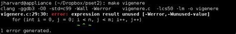 expression result is not used anywhere|qt expression result unused.
